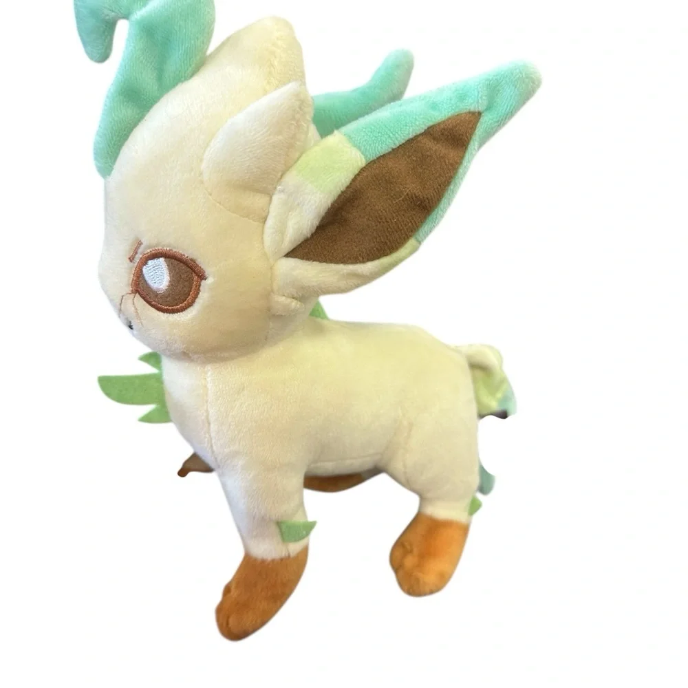 Pokemon Center Leafeon Poké Plush Eevee Evolution Plush Toy - Picture 3 of 5
